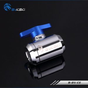 Bykski Blue Water Drain Valve - B-DVCE-BL