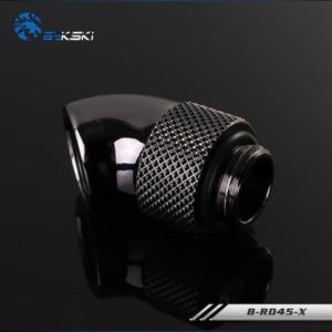 Bykski Chrome 45 Rotary Crooked Joints - B-RD45X-CHROME