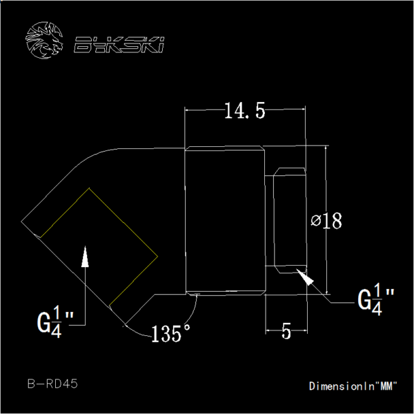 Thong So Bykski White 45 Rotary 1