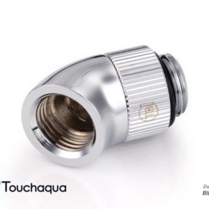 Touchaqua G1/4" Rotary 45-Degree IG1/4" Extender (Glorious Silver)