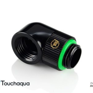 Touchaqua G1/4" Rotary 90-Degree IG1/4" Extender (Glorious Black)