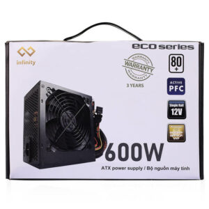 Infinity ECO 600W 80Plus Single Rail - True Power