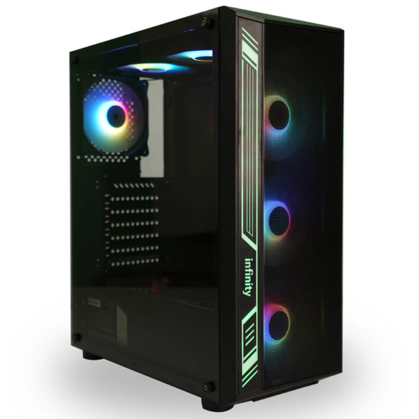 Infinity Sense Led Digital Rgb Tempered Glass Case 04