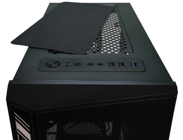 Infinity Sense Led Digital RGB Tempered Glass Case - 3 Fan