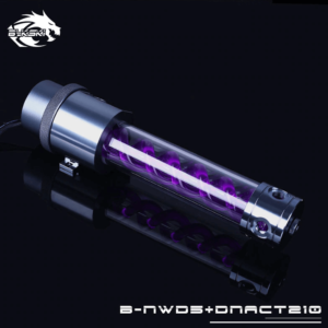 Bykski B-NWD5+DNACT210 Chrome/ Purple - Water Pumb