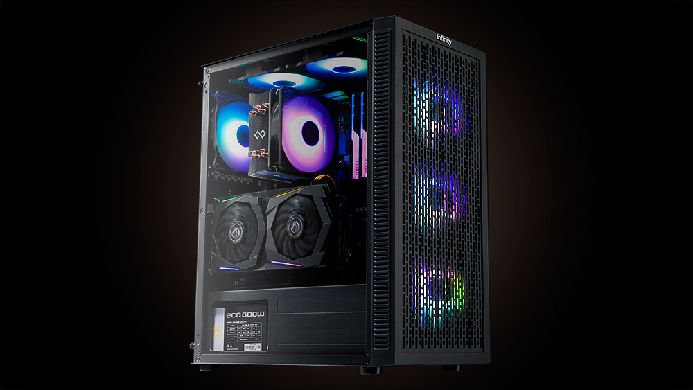 Infinity Renga -Tempered Glass Gaming Case