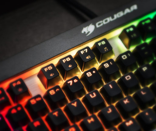 Cougar Attack X3 RGB Premium - Cherry MX Mechanical Aluminium Gaming Keyboard