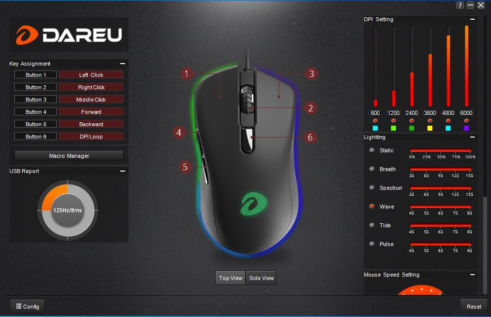 DAREU EM908 RGB Gaming Mouse