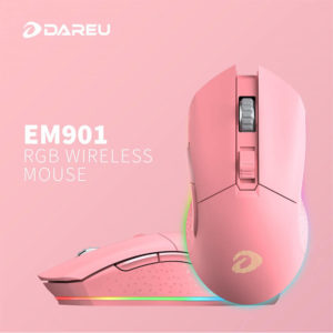 Dareu Em901 Rgb Wireless Pink Mouse 03