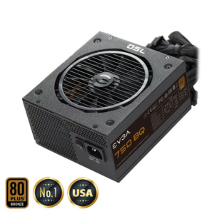 EVGA 750 BQ - 80+ BRONZE 750W -  Semi Modular (TRAY)
