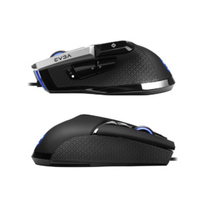 EVGA X17 Gaming Mouse - Wired - Black - Customizable - 16,000 DPI - 5 Profiles - 10 Buttons - Ergonomic