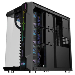 Mik Lv07 Black Mid Tower Case H6