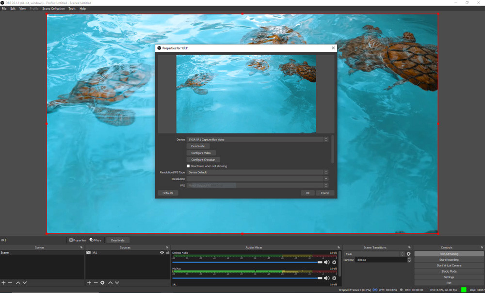 EVGA XR1 Capture Device - Certified for OBS - USB 3.0 - 4K Pass Through - ARGB - Audio Mixer