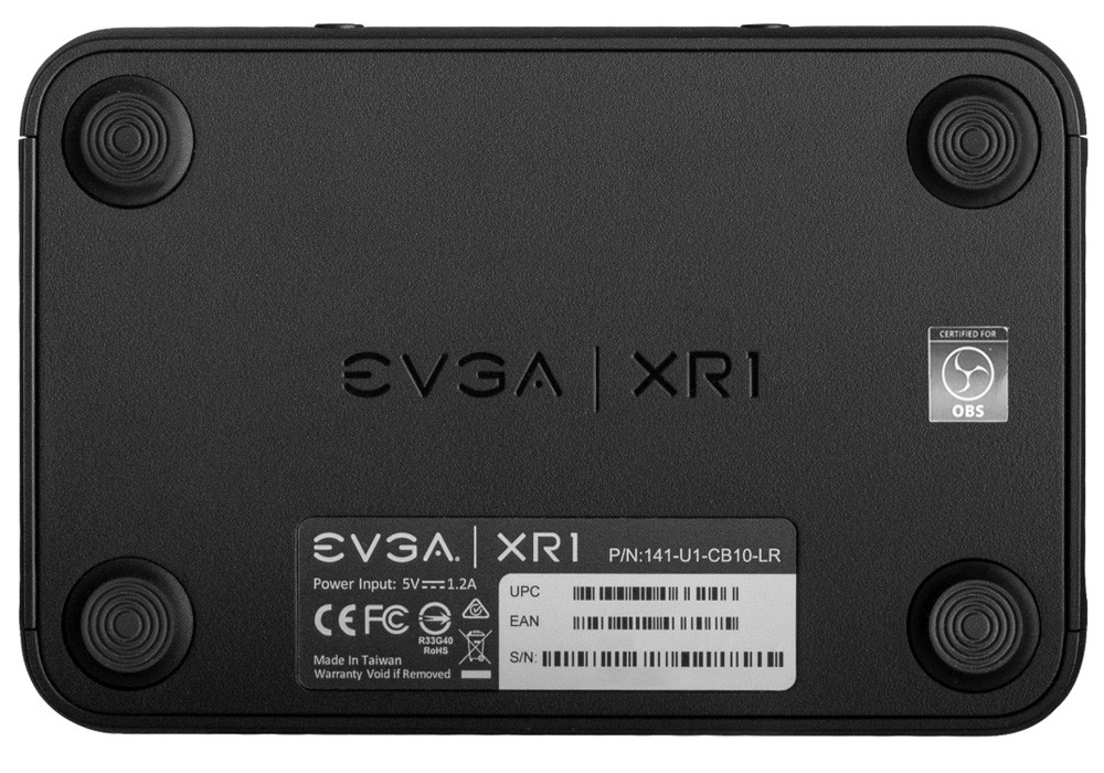 EVGA XR1 Capture Device - Certified for OBS - USB 3.0 - 4K Pass Through - ARGB - Audio Mixer