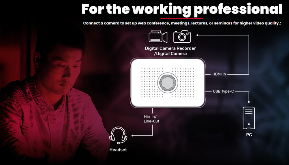 EVGA XR1 Capture Device - Certified for OBS - USB 3.0 - 4K Pass Through - ARGB - Audio Mixer
