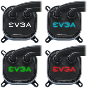 EVGA CLC 240mm All-In-One RGB LED CPU Liquid Cooler - 2x FX12 120mm PWM Fans
