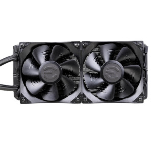 EVGA CLC 240mm All-In-One RGB LED CPU Liquid Cooler - 2x FX12 120mm PWM Fans