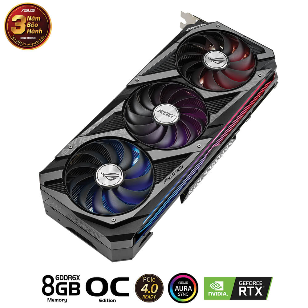 Asus ROG STRIX GeForce RTX™ 3070 Ti OC 8GB GDDR6X H6 Asus ROG STRIX Gaming GeForce RTX™ 3070Ti OC 8GB GDDR6X - Ảnh 5