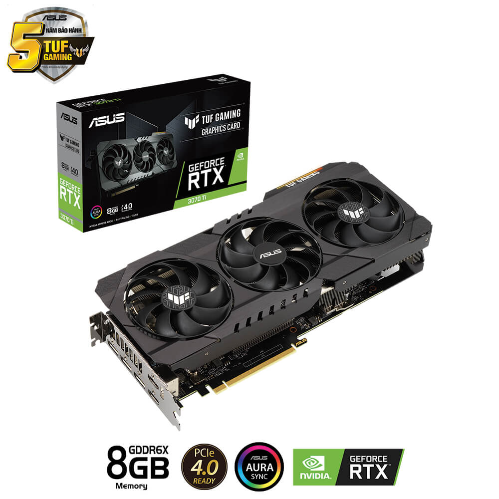 Asus TUF Gaming GeForce RTX™ 3070 Ti 8GB GDDR6X H1 Asus TUF Gaming GeForce RTX™ 3070Ti 8GB GDDR6X