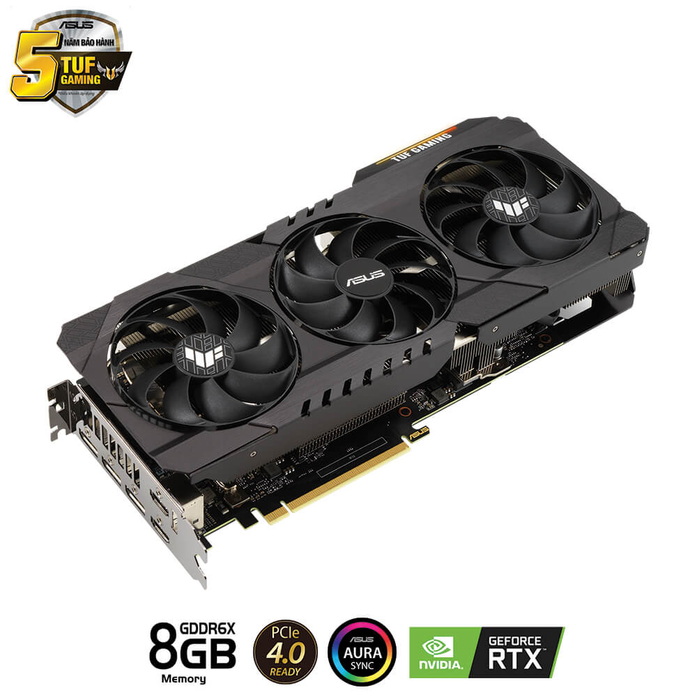 Asus TUF Gaming GeForce RTX™ 3070 Ti 8GB GDDR6X H5 Asus TUF Gaming GeForce RTX™ 3070Ti 8GB GDDR6X - Ảnh 5