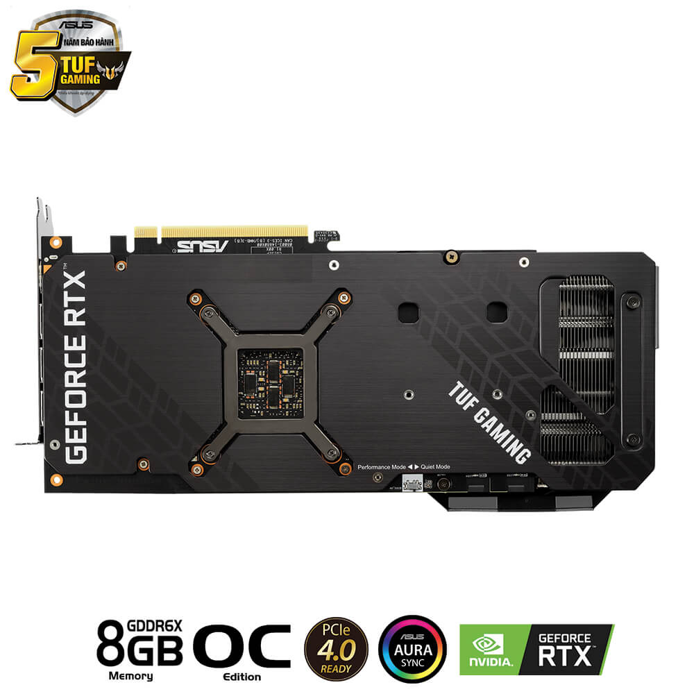 Asus TUF Gaming GeForce RTX™ 3070 Ti OC 8GB GDDR6X H6 Asus TUF Gaming GeForce RTX™ 3070Ti OC 8GB GDDR6X - Ảnh 6