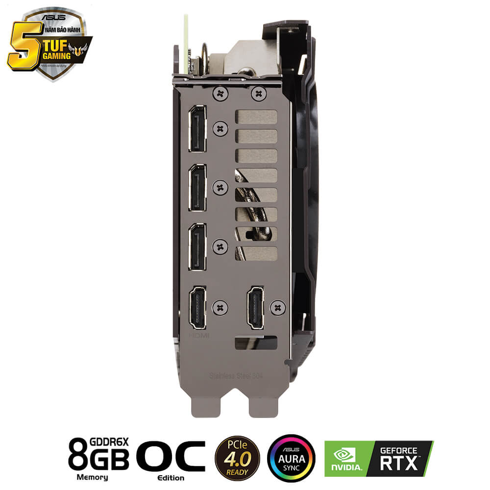 Asus TUF Gaming GeForce RTX™ 3070 Ti OC 8GB GDDR6X H7 Asus TUF Gaming GeForce RTX™ 3070Ti OC 8GB GDDR6X - Ảnh 7
