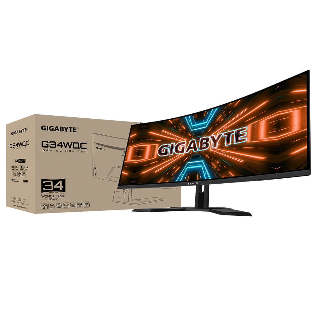 Gigabyte Gaming G34WQC 3422 144Hz VA Curve QHD H7 Gigabyte Gaming G34WQC A-EK - 34 inch QHD VA / Curve / 144Hz / Chuyên Game - Ảnh 7