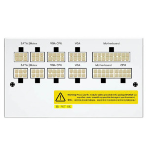 Deepcool Gamer Storm DQ750-M-V2L WH 750W - 80 Plus Gold - Full Modular