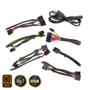 EVGA 500 B1 - 80+ BRONZE 500W - Hard Line (TRAY)