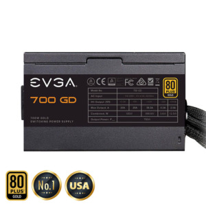 EVGA 700 GD - 80+ GOLD 700W - Hard Line (TRAY)