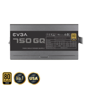 EVGA 750 GQ - 80+ GOLD 750W - Semi Modular (TRAY)