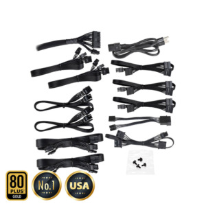 EVGA 750 GQ - 80+ GOLD 750W - Semi Modular (TRAY)