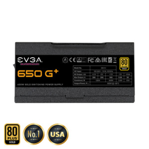 EVGA SuperNOVA 650 G+ - 80+ GOLD 650W - Fully Modular (TRAY)