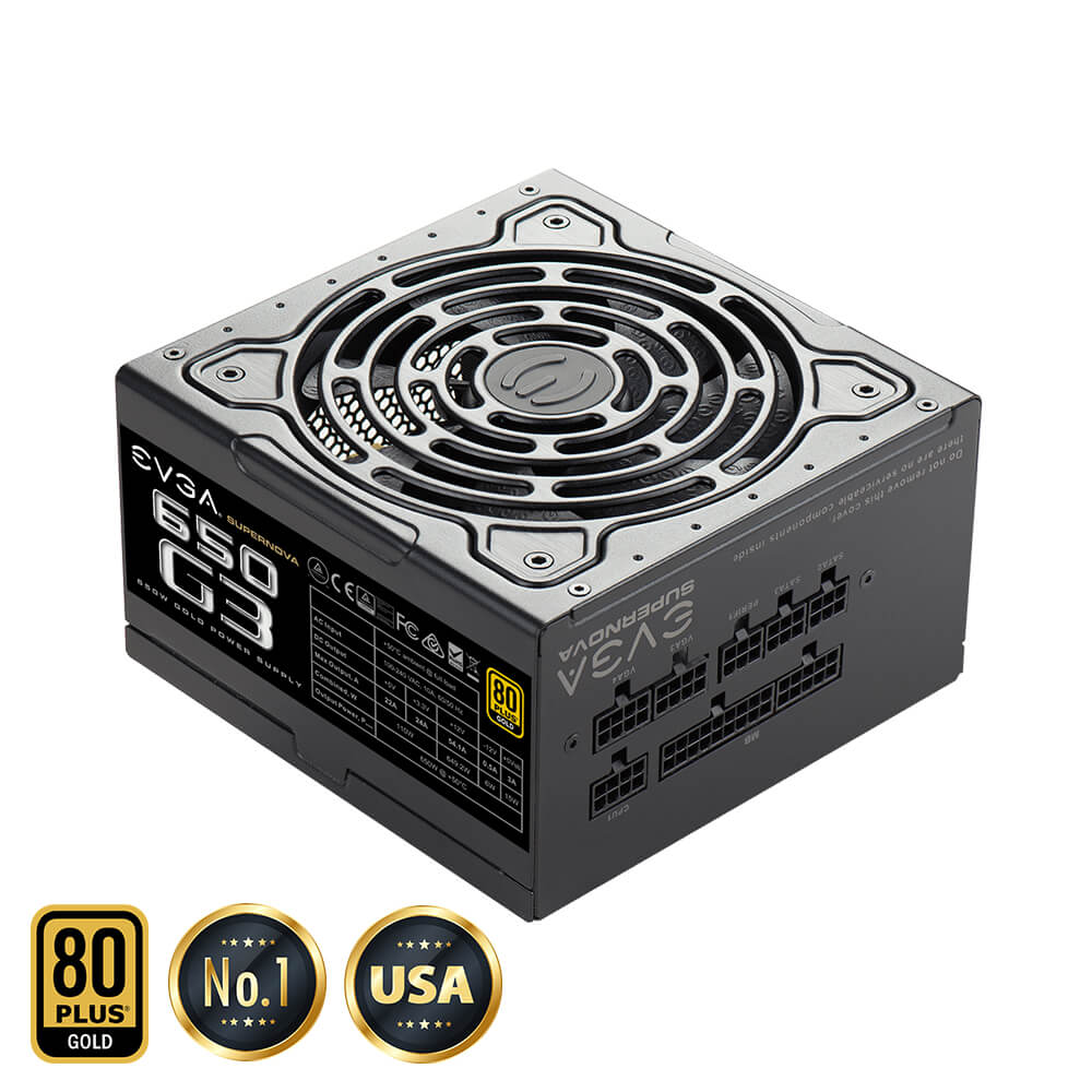 EVGA SuperNOVA 650 G3 – 80 GOLD 650W – Fully Modular h1 EVGA SuperNOVA 650 G3 - 80+ GOLD 650W - Fully Modular (TRAY)