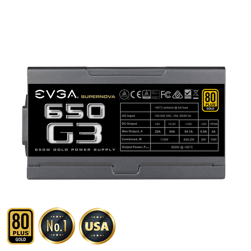 EVGA SuperNOVA 650 G3 – 80 GOLD 650W – Fully Modular h4 EVGA SuperNOVA 650 G3 - 80+ GOLD 650W - Fully Modular (TRAY) - Ảnh 3