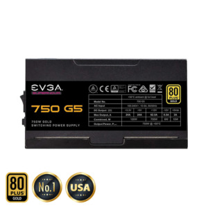EVGA SuperNOVA 750 G5 - 80+ GOLD 750W - Fully Modular (TRAY)