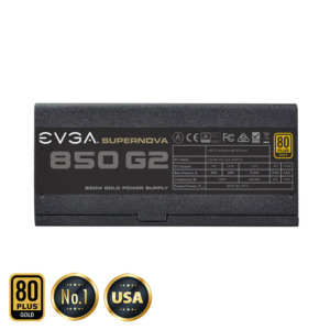 EVGA SuperNOVA 850 G2 - 80+ GOLD 850W - Fully Modular (TRAY)
