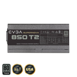 EVGA SuperNOVA 850 T2 - 80+ TITANIUM 850W - Fully Modular (TRAY)