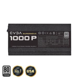 EVGA SuperNOVA 1000 PS - 80+ Platinum 1000W - Fully Modular (TRAY)