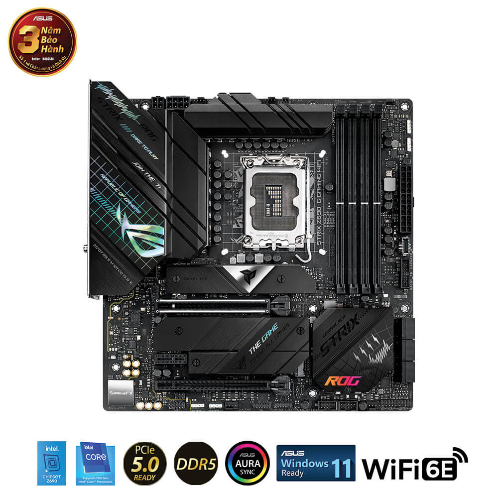 Asus ROG STRIX Z690 G GAMING WIFI Socket 1700 H2 Asus ROG STRIX Z690-G GAMING WIFI - Socket 1700 - Ảnh 2