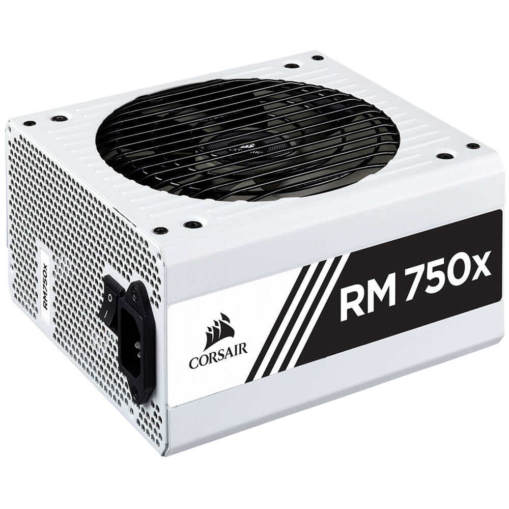 Corsair RMx Series™ RM750X – 750 Watt 80 PLUS® Gold Certified – Fully Modular PSU H1 Corsair RMx Series™ RM750X - 750 Watt 80 PLUS® Gold Certified - Fully Modular PSU (White)