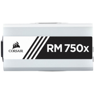 Corsair RMx Series™ RM750X – 750 Watt 80 PLUS® Gold Certified – Fully Modular PSU H2 Corsair RMx Series™ RM750X - 750 Watt 80 PLUS® Gold Certified - Fully Modular PSU (White)