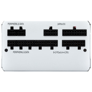 Corsair RMx Series™ RM750X – 750 Watt 80 PLUS® Gold Certified – Fully Modular PSU H3 Corsair RMx Series™ RM750X - 750 Watt 80 PLUS® Gold Certified - Fully Modular PSU (White)