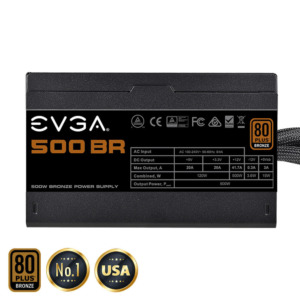 EVGA 500 BR - 80+ BRONZE 500W - Hard Line