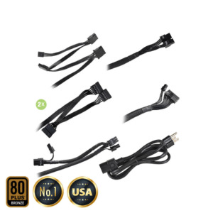 EVGA 600 BR - 80+ BRONZE 600W - Hard Line