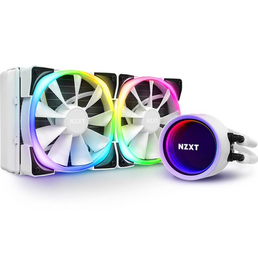 Kraken X53 RGB h1 NZXT Kraken X53 RGB - 240mm Liquid Cooler with RGB - White