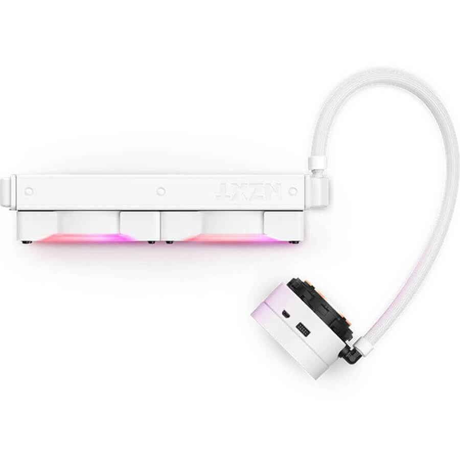 Kraken X53 RGB h2 NZXT Kraken X53 RGB - 240mm Liquid Cooler with RGB - White - Ảnh 2