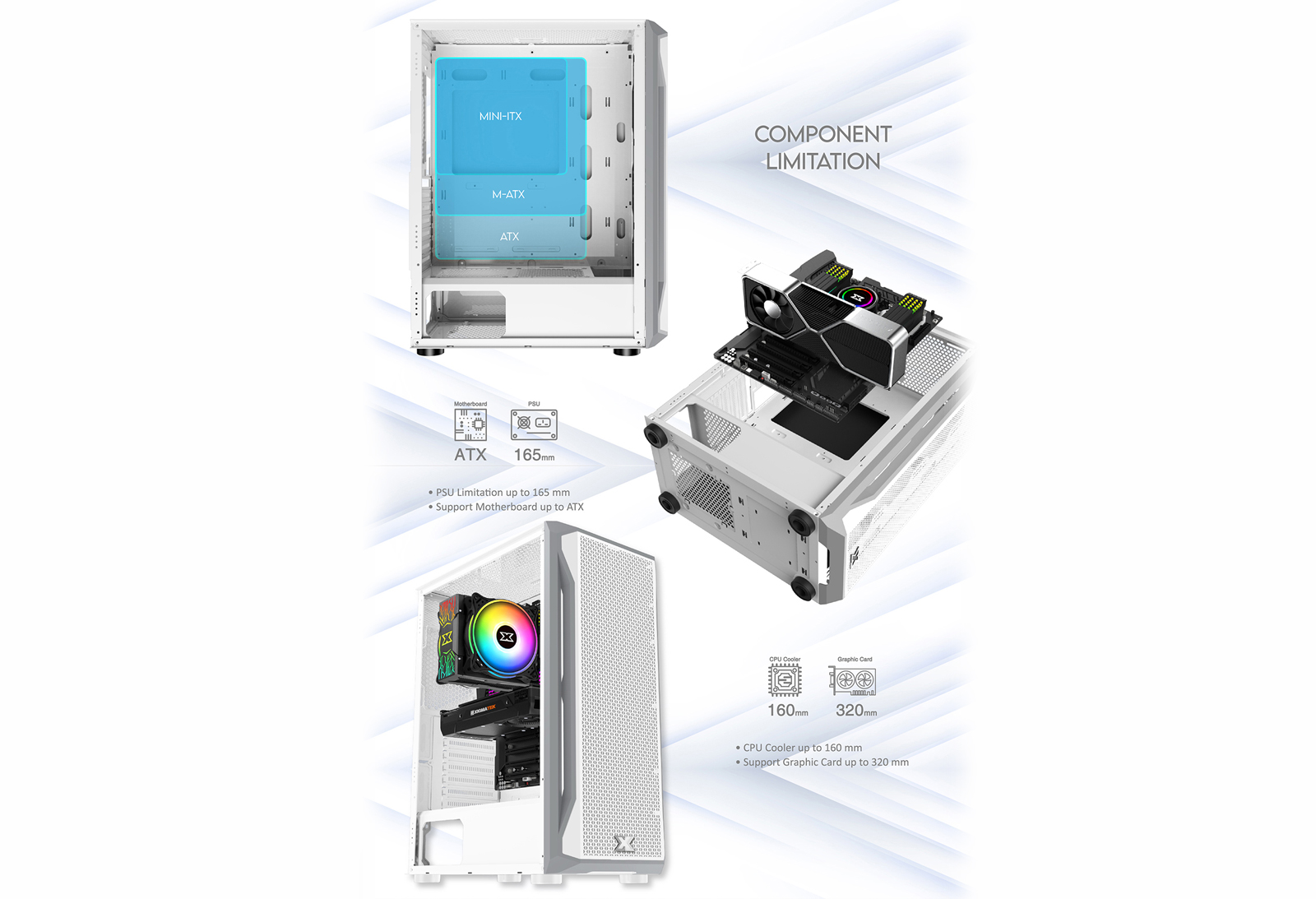 XIGMATEK Gaming X Arctic 3FX - ATX - Mid Tower (3x Fan)