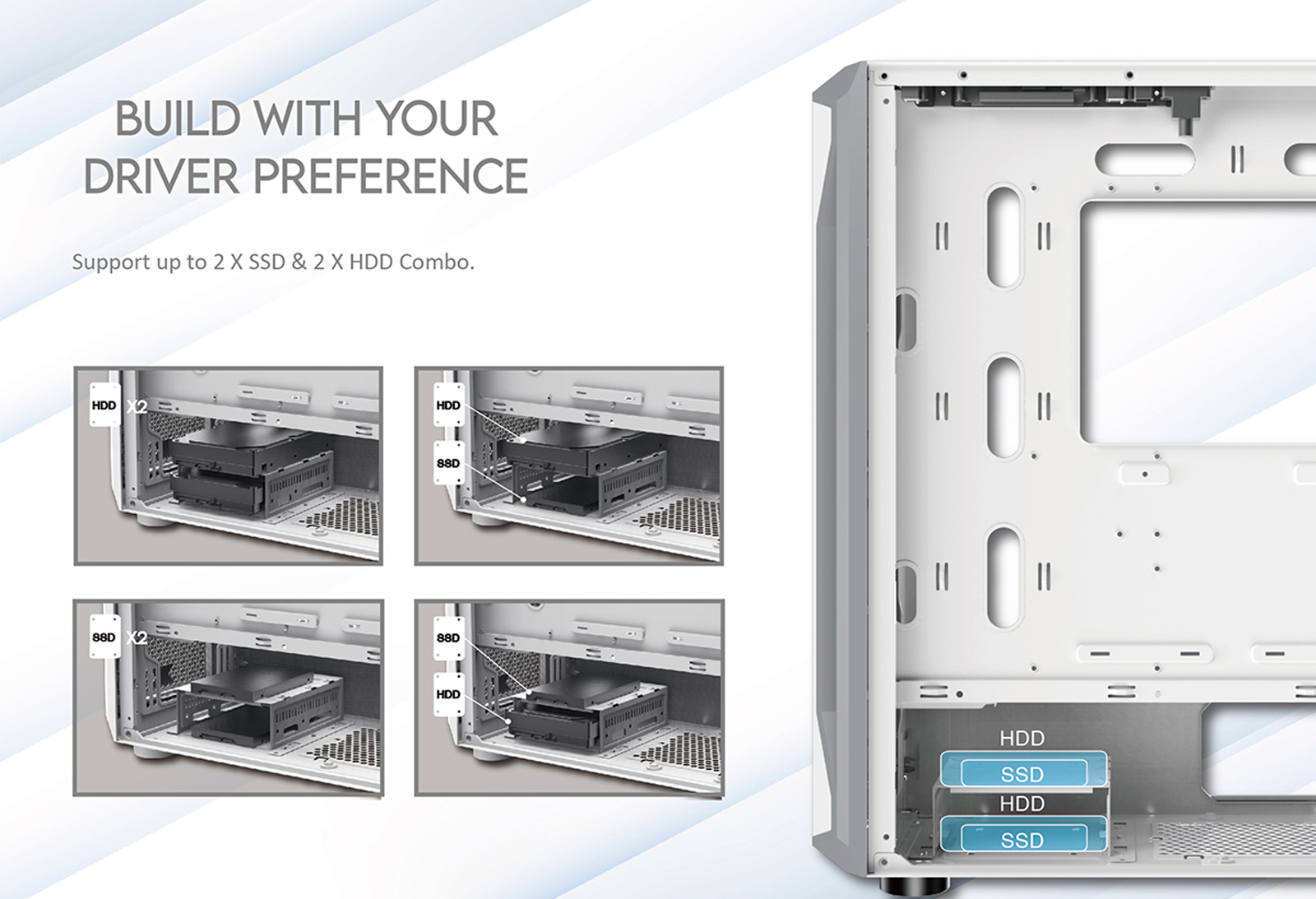 XIGMATEK Gaming X Arctic 3FX - ATX - Mid Tower (3x Fan)
