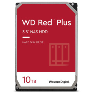 Western Digital Red Plus 10TB - 24/7 512MB cache Sata 3 - NAS Hard Disk Drive